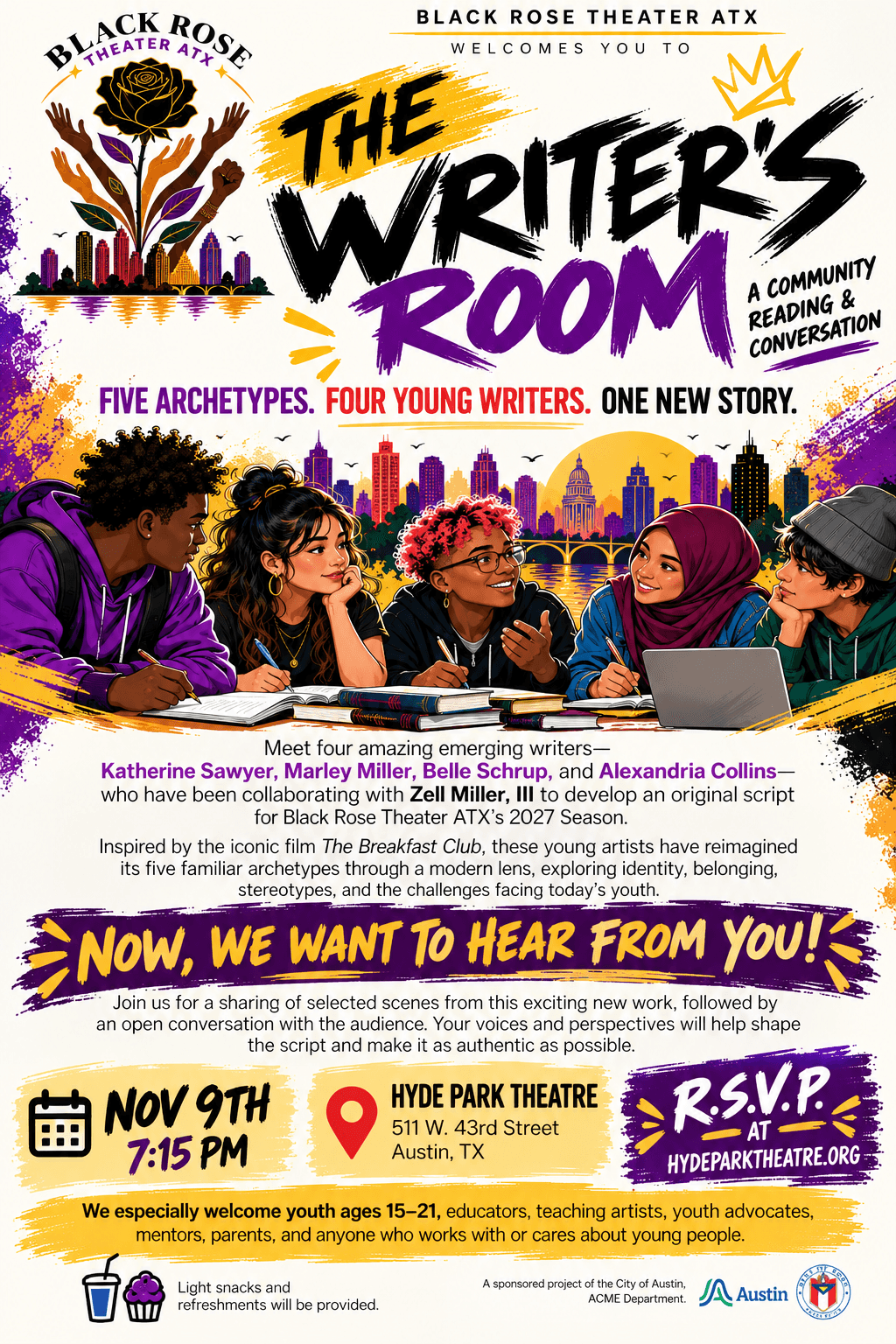 The Writer's Room: Share Out!