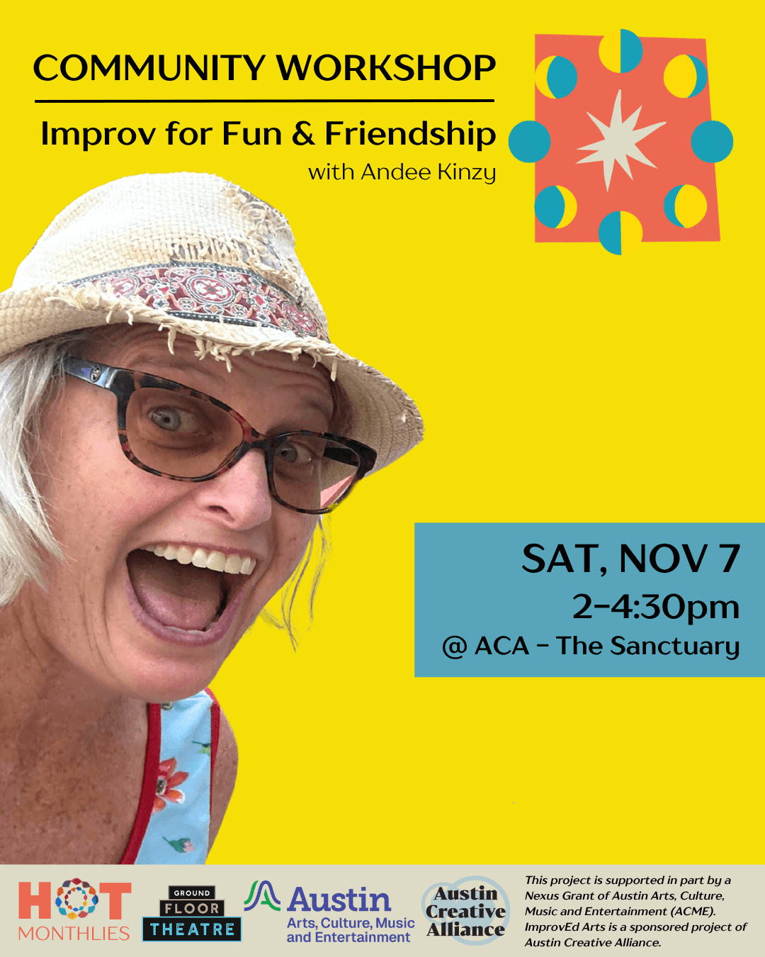 HOT Monthlies: Improv for Fun & Friendship