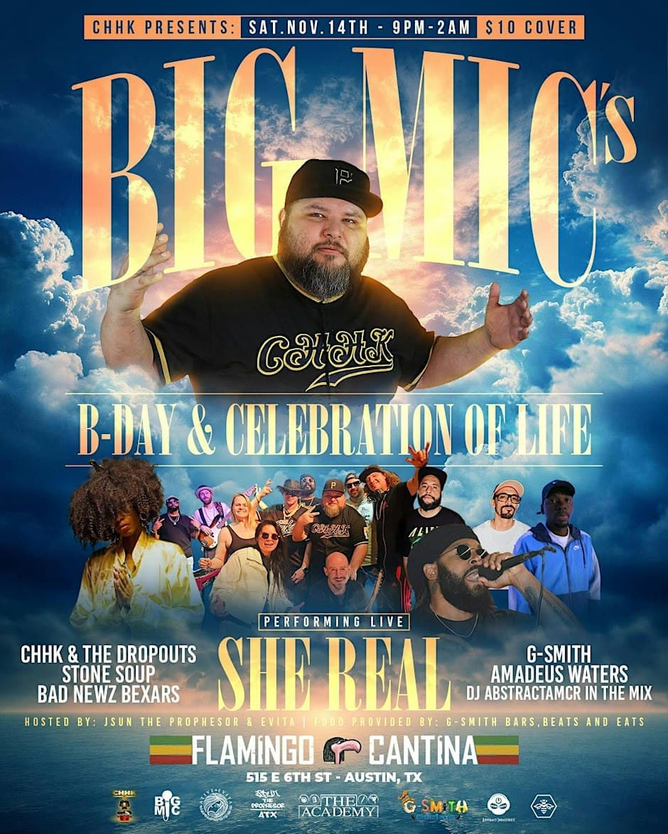 CHHK Presents: Big Mic's B-Day & Celebration of Life