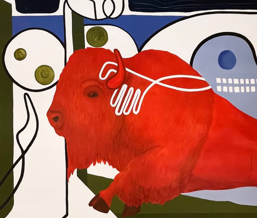 beyond brushstrokes · a solo exhibition by Magnus