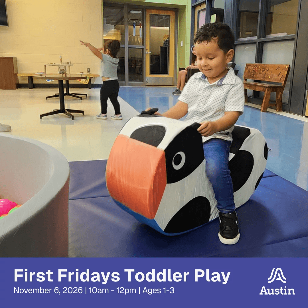 First Fridays Toddler Play at Mendez Recreation Center