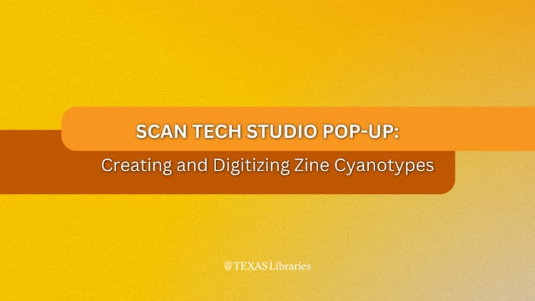 Scan Tech Studio Pop-Up: Creating and Digitizing Zine Cyanotypes