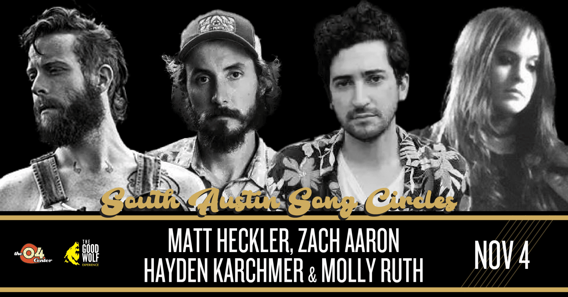 South Austin Song Circle: Matt Heckler, Zach Aaron, Hayden Karchmer & Molly Ruth