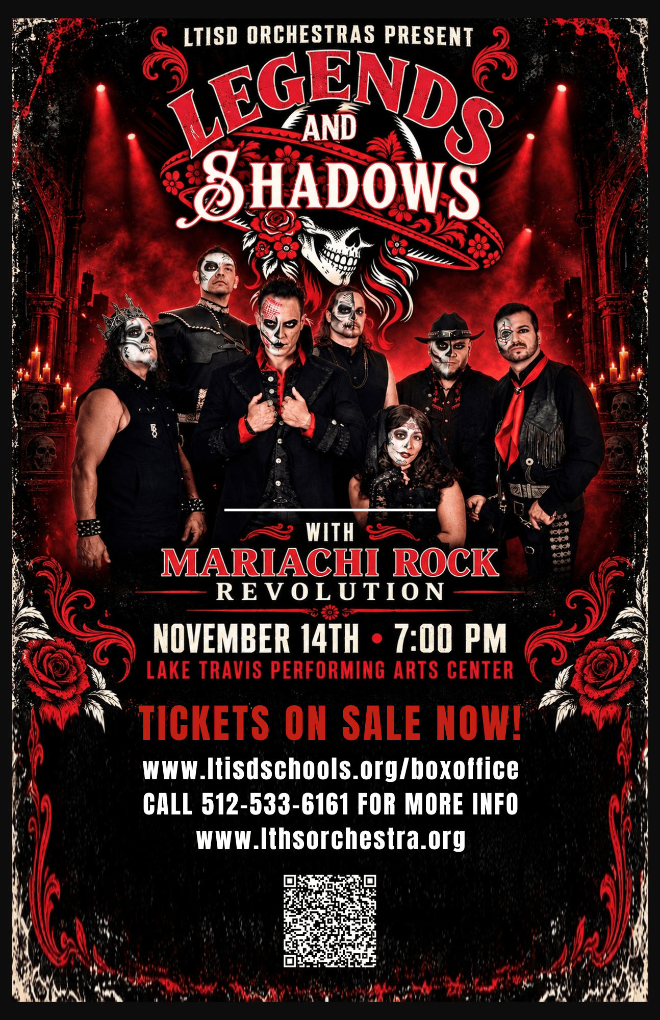 Legends and Shadows with Mariachi Rock Revolution and LT Orchestras