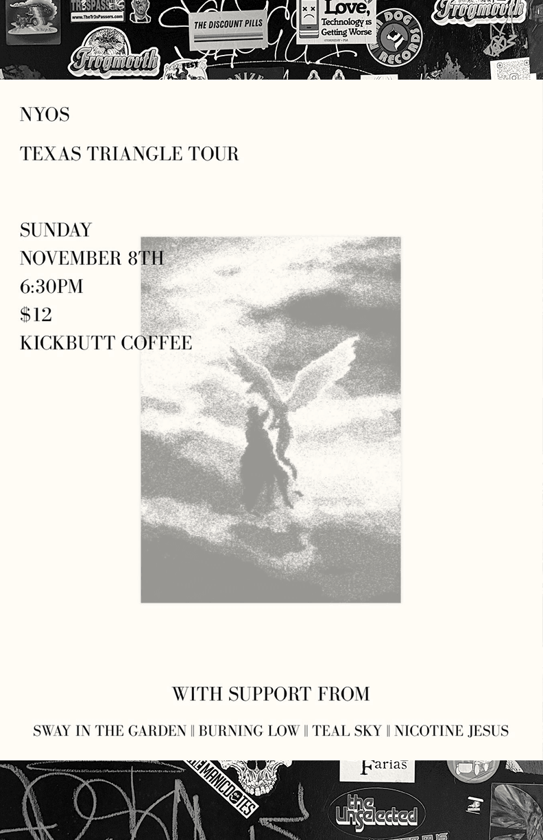NYOS – TEXAS TRIANGLE LIVE AT KICK BUTT COFFEE!
