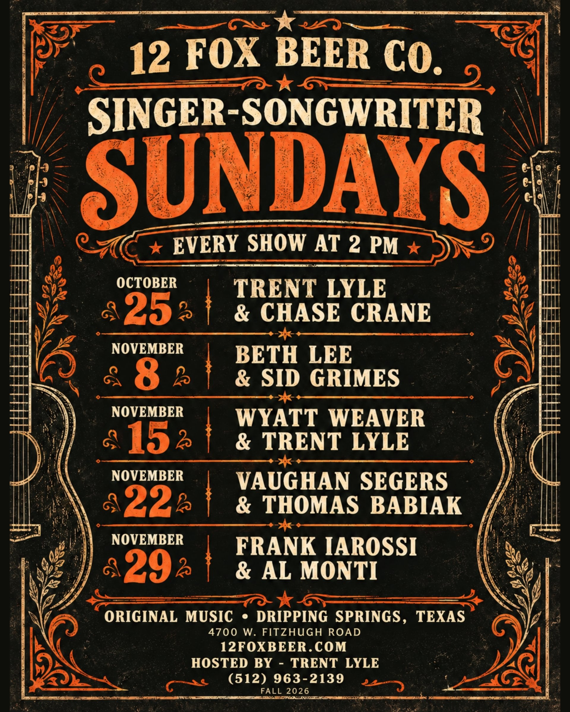 Singer-Songwriter Sunday: Wyatt Weaver & Trent Lyle