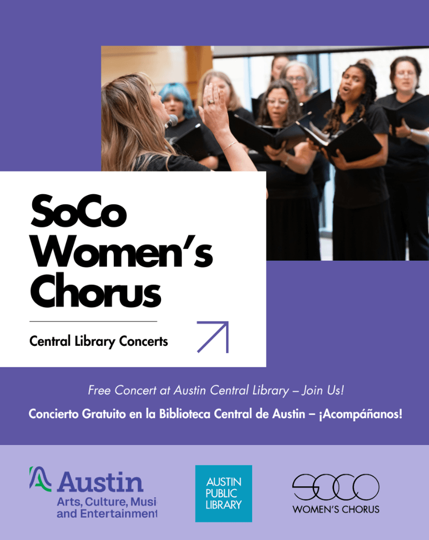 Central Library Concerts: SoCo Women’s Chorus