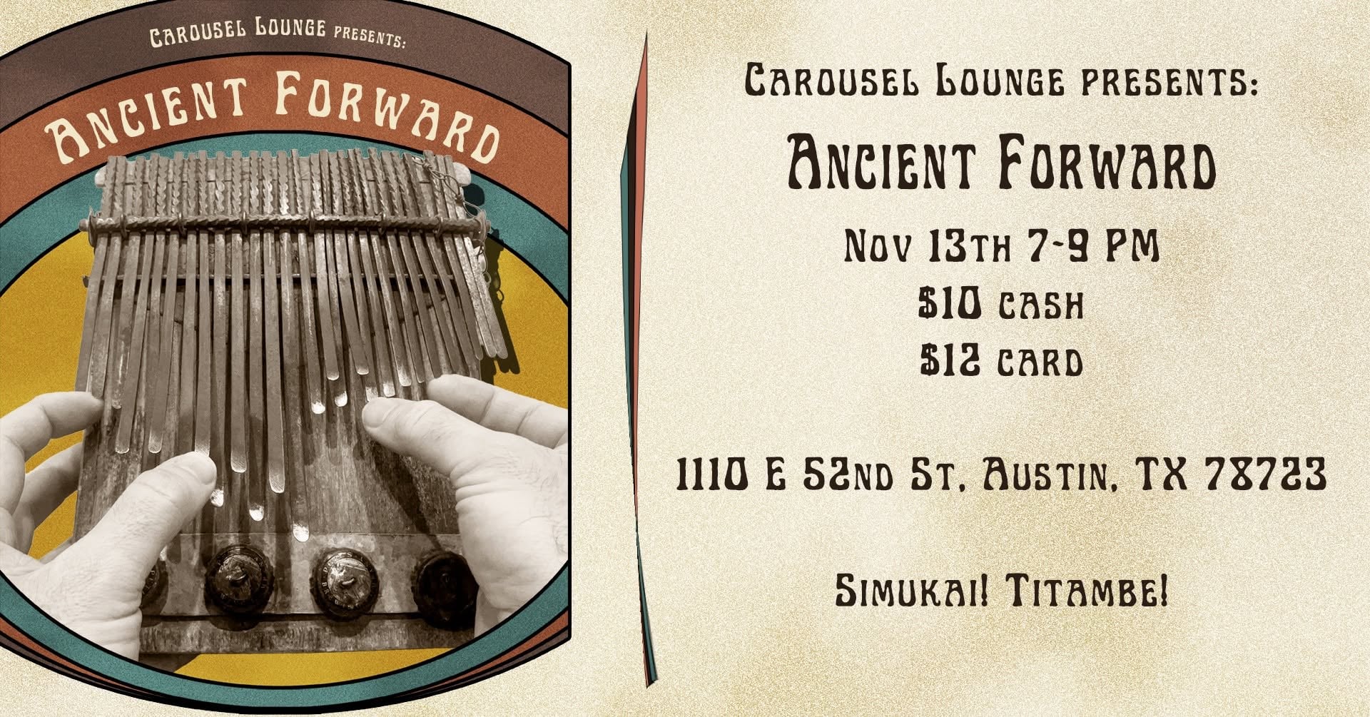 Ancient Forward at Carousel Lounge