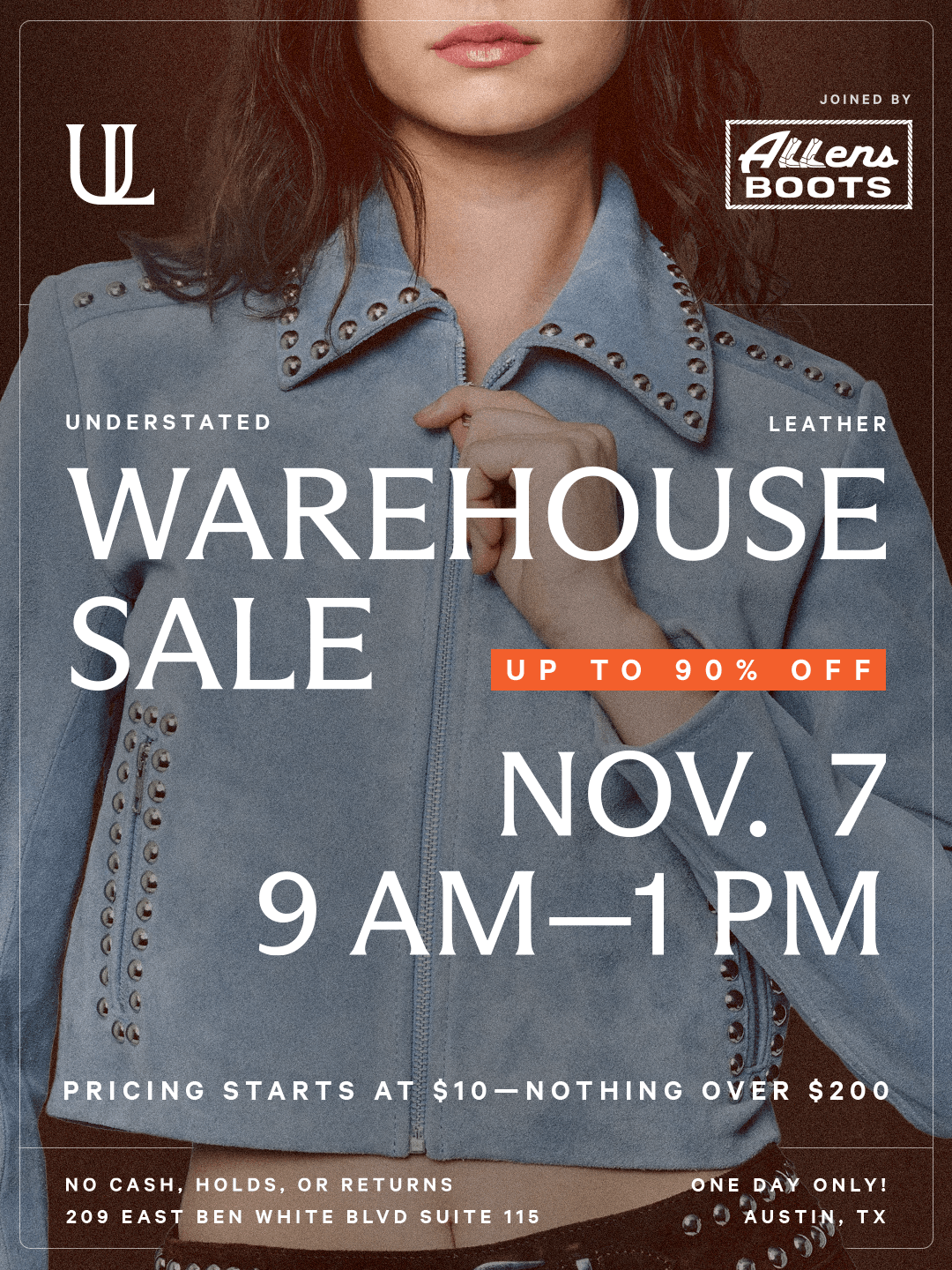 Understated Leather Warehouse Sale