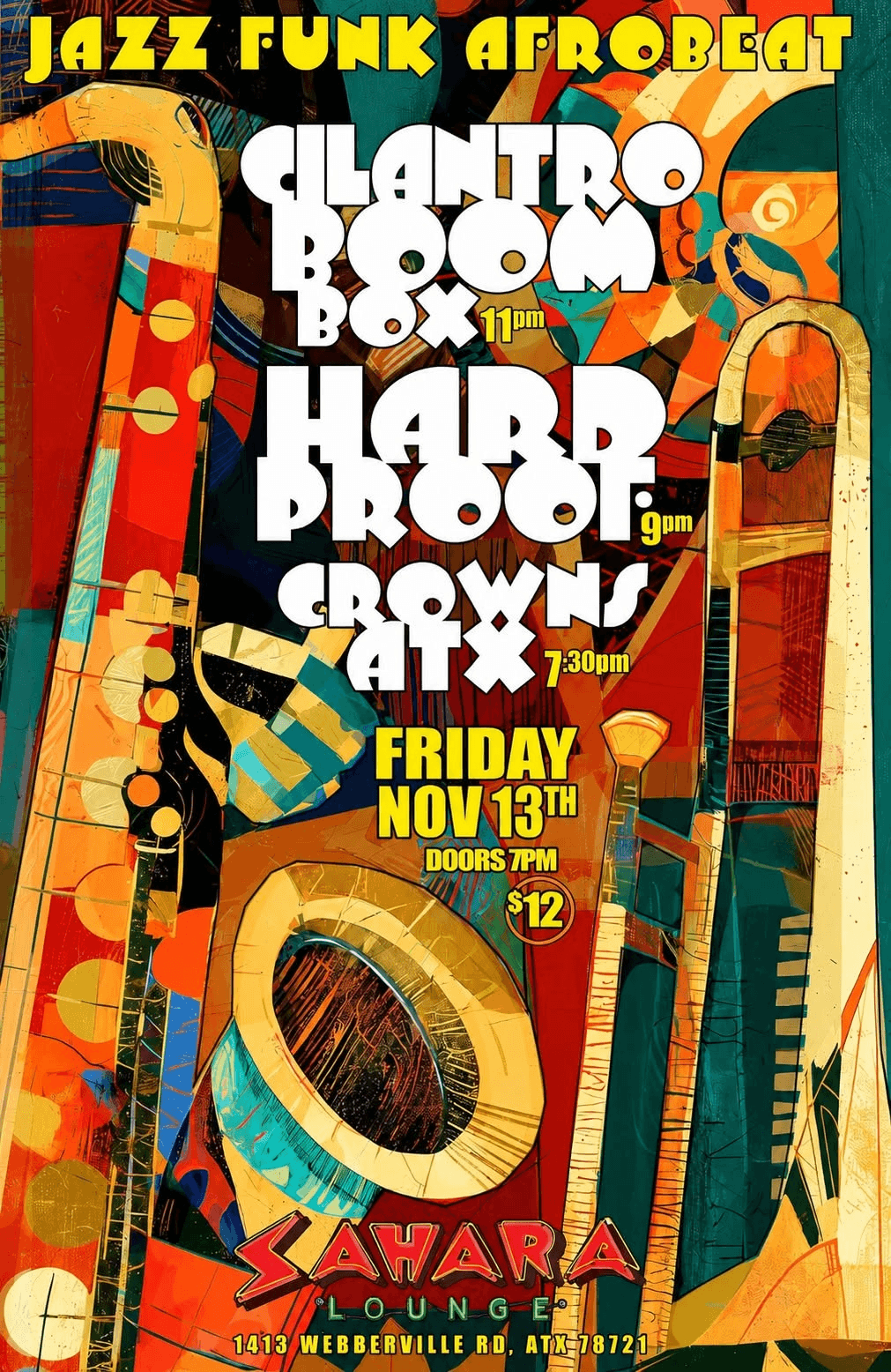 Cilantro Boombox, Hard Proof, Crowns ATX