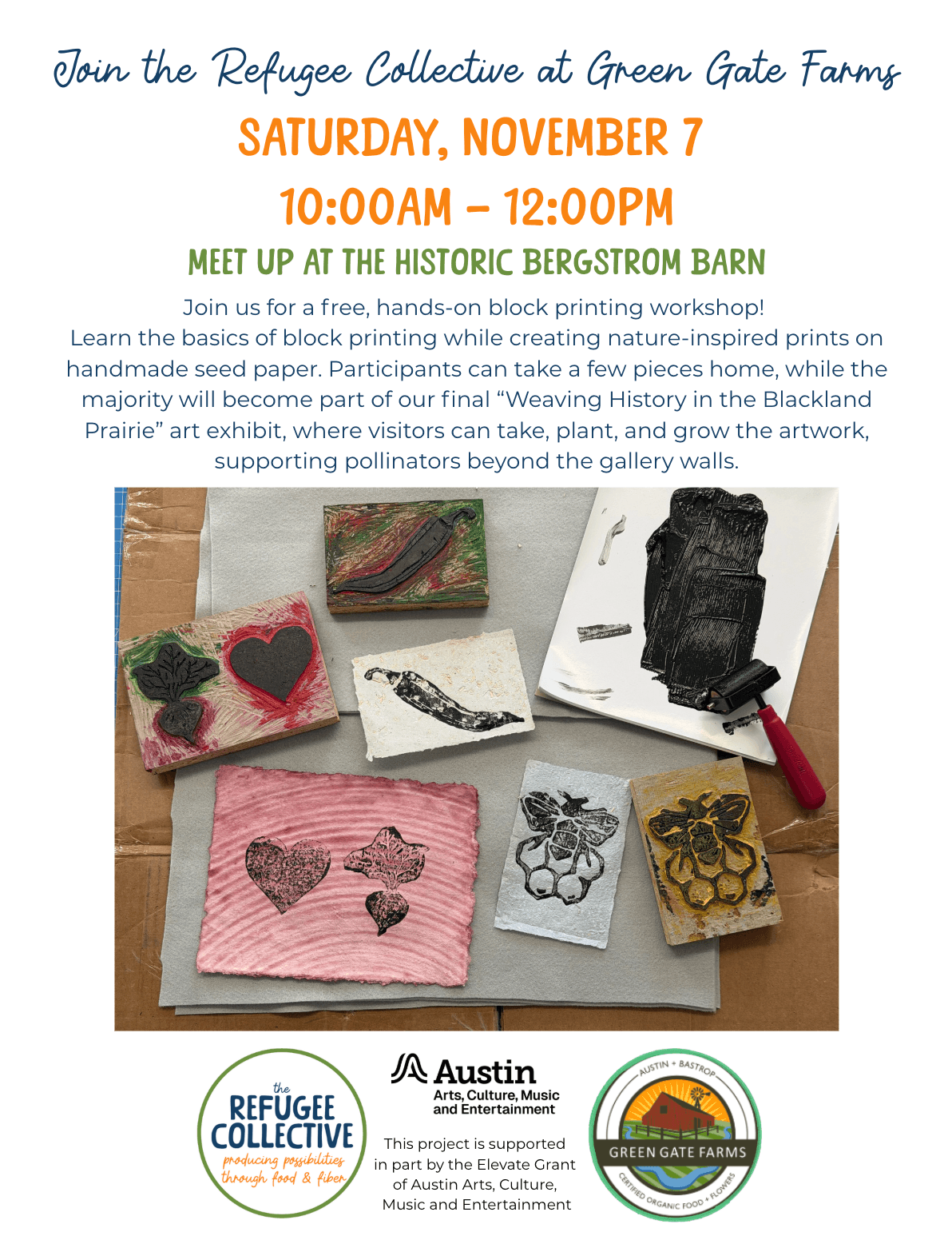 Block Printing: Weaving History in the Blackland Prairie
