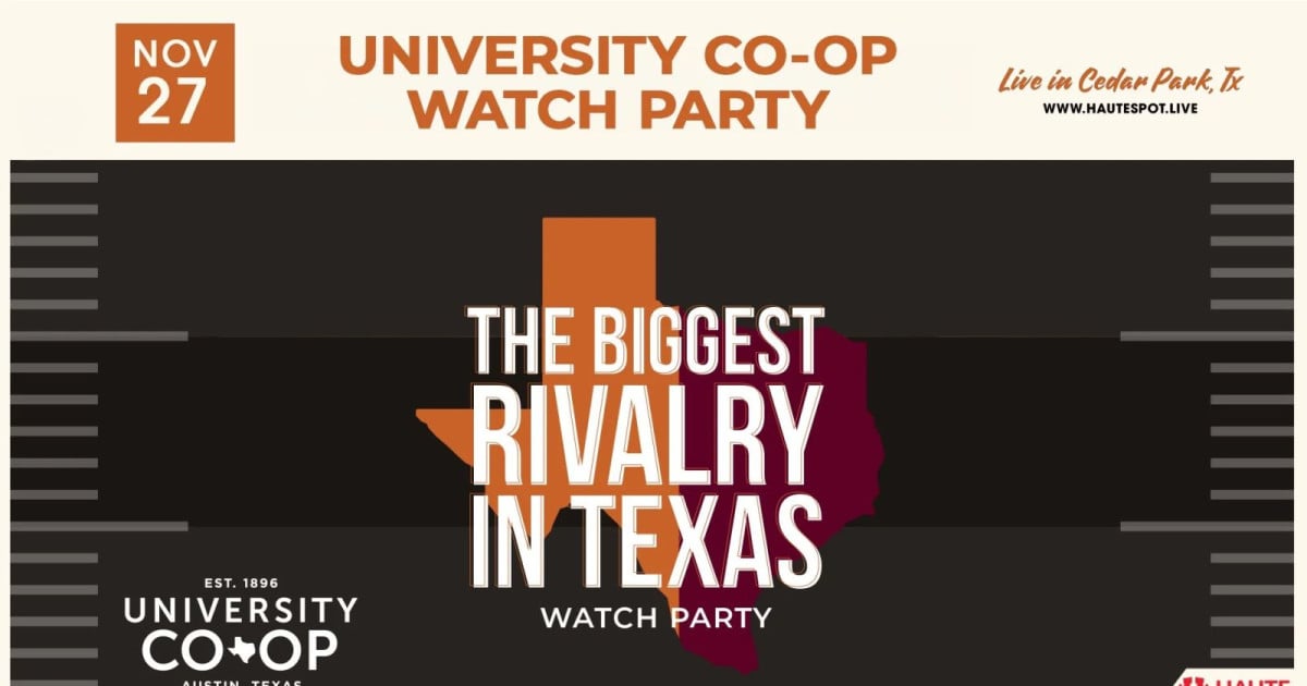 The Biggest Rivalry in Texas Watch Party