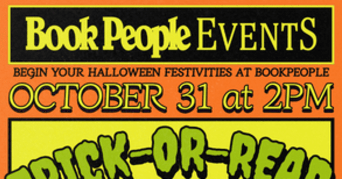 BookPeople's Trick-Or-Read