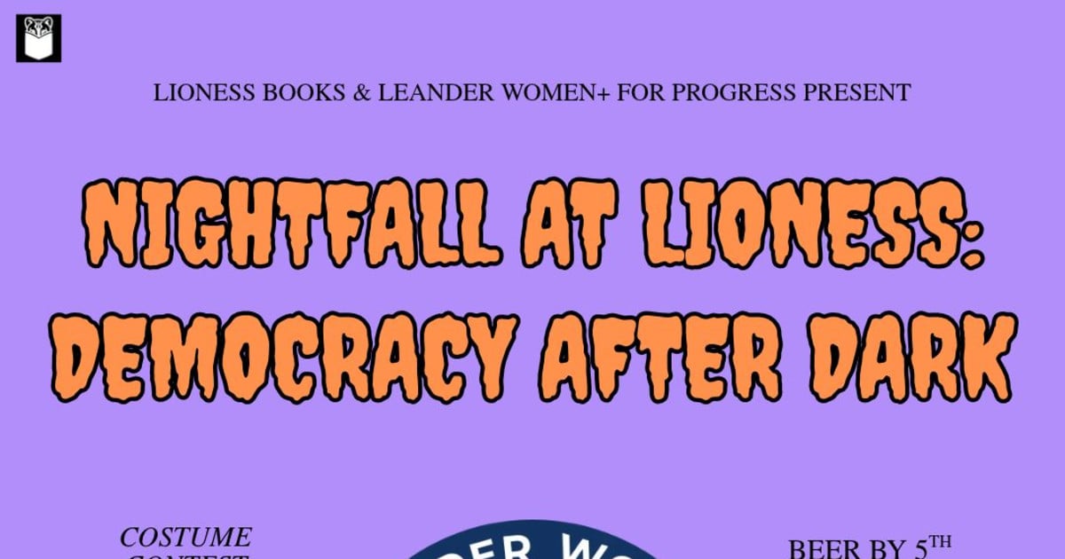 Nightfall at Lioness: Democracy After Dark Halloween Party