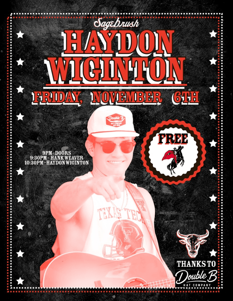 Haydon Wiginton w/ Hank Weaver Band