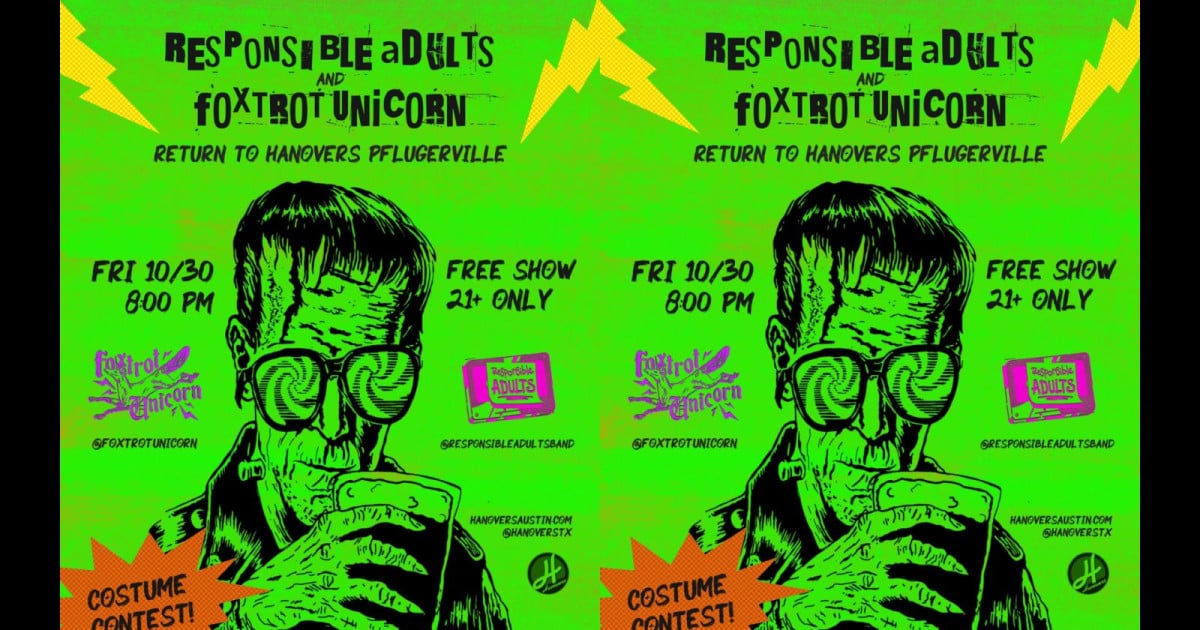 Nightmare Before Halloween Live Music Show at Hanovers Pflugerville