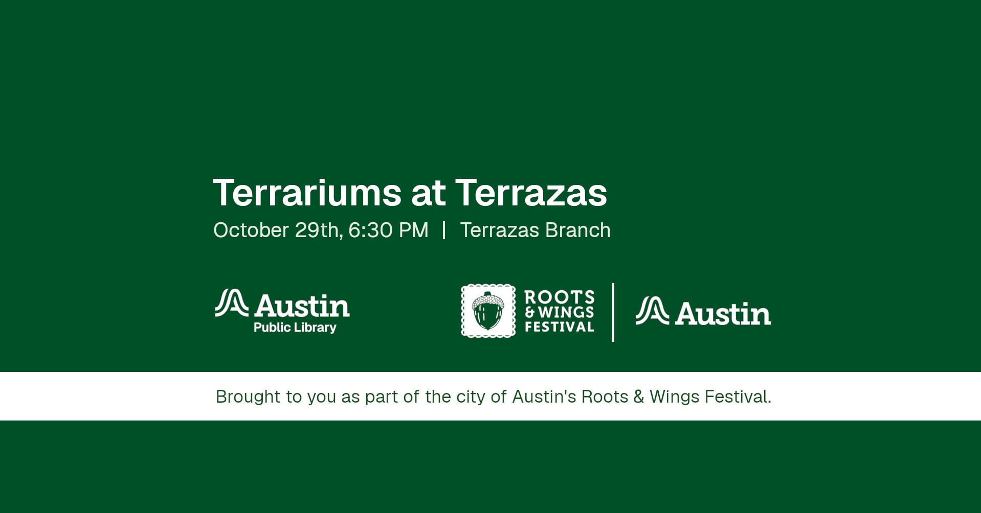 Terrariums at Terrazas