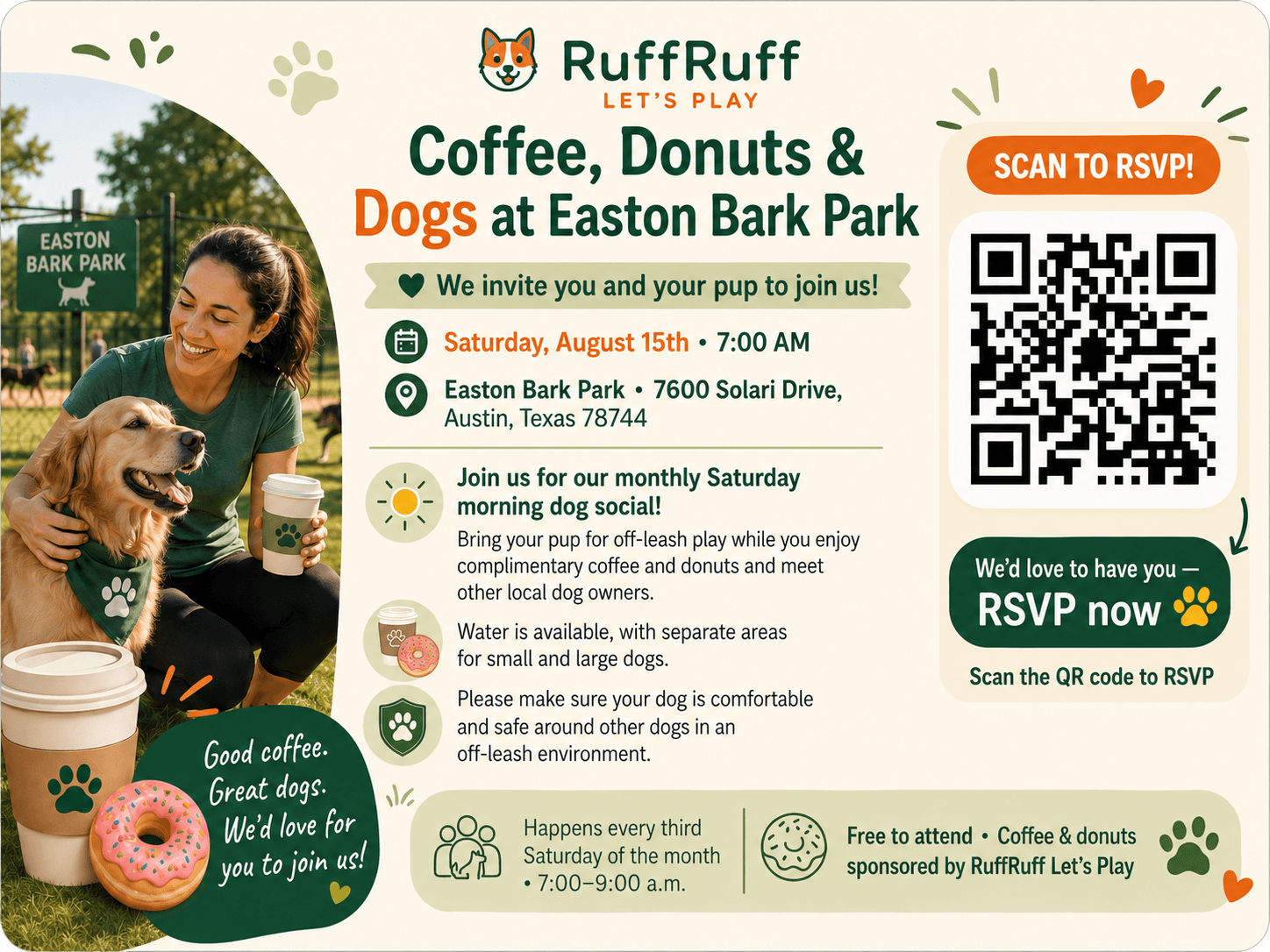 Coffee, Donuts & Dogs