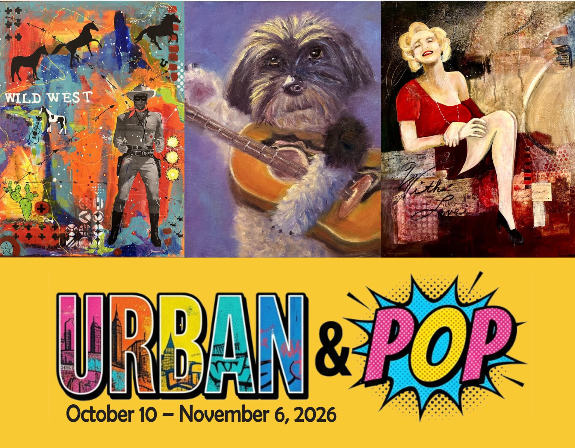 Bold. Iconic. Vibrant. Urban Art & Pop Art Exhibition!
