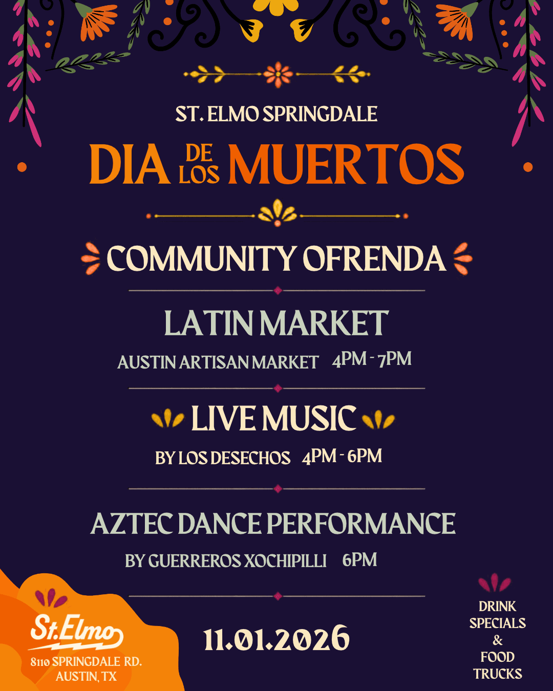 Dia de la Muertos - St. Elmo Springdale