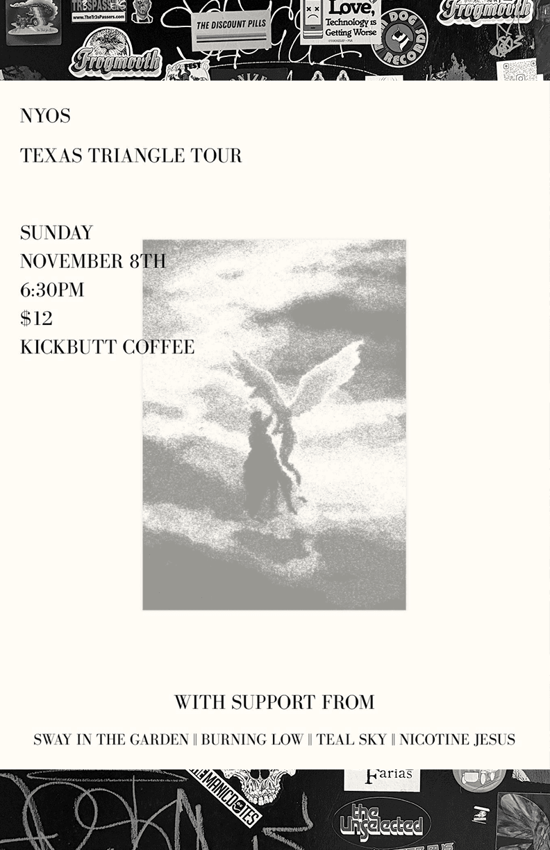 NYOS – TEXAS TRIANGLE LIVE AT KICK BUTT COFFEE!