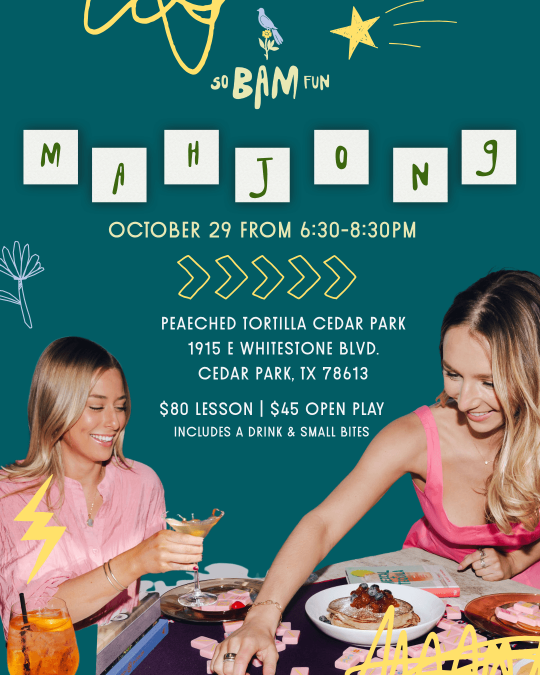 PEACHED TORTILLA X SO BAM FUN MAHJONG NIGHT