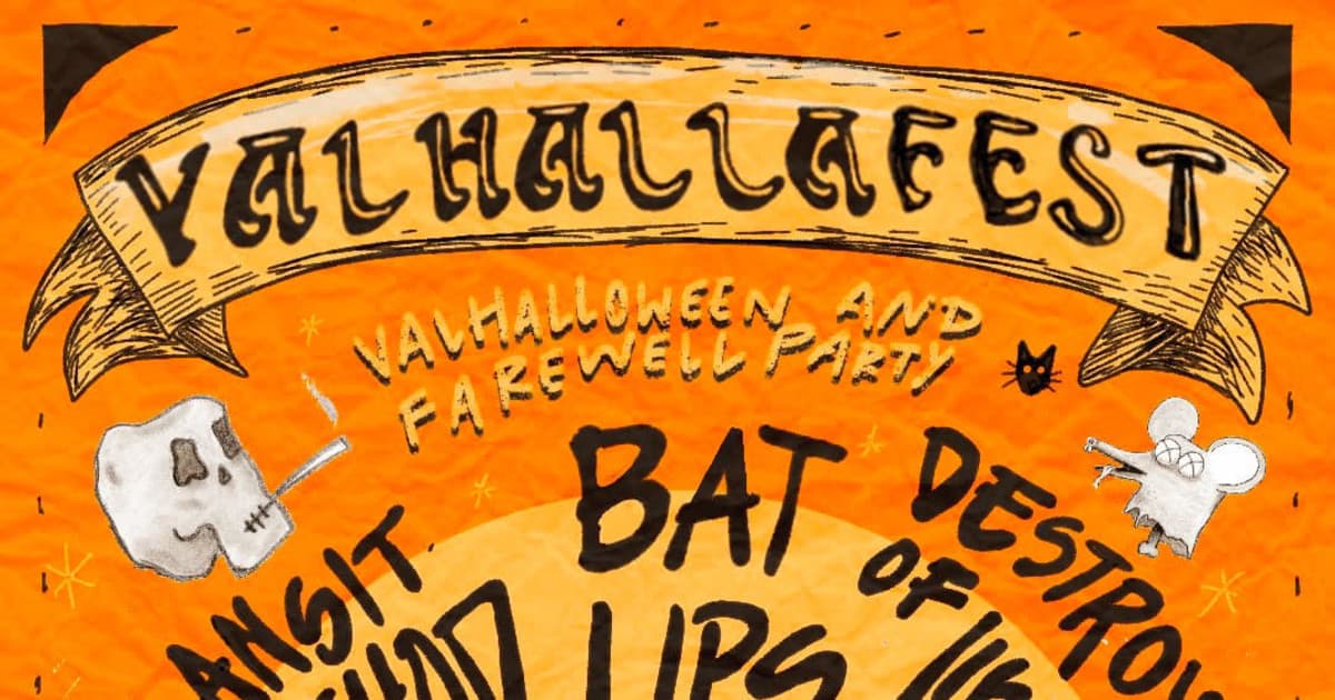 ValHalloween & Farewell Show w/ Transit Method, Bat Lips, Destroyer of Light, Ne’er Do Well, Naga Brujo