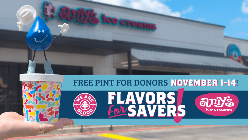 Give Blood & Get a Free Pint of Amy’s Ice Creams!